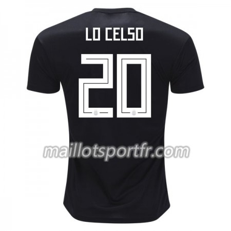 Maillot de Foot Argentine Lo Celso 20 Exterieur Coupe du monde 2018